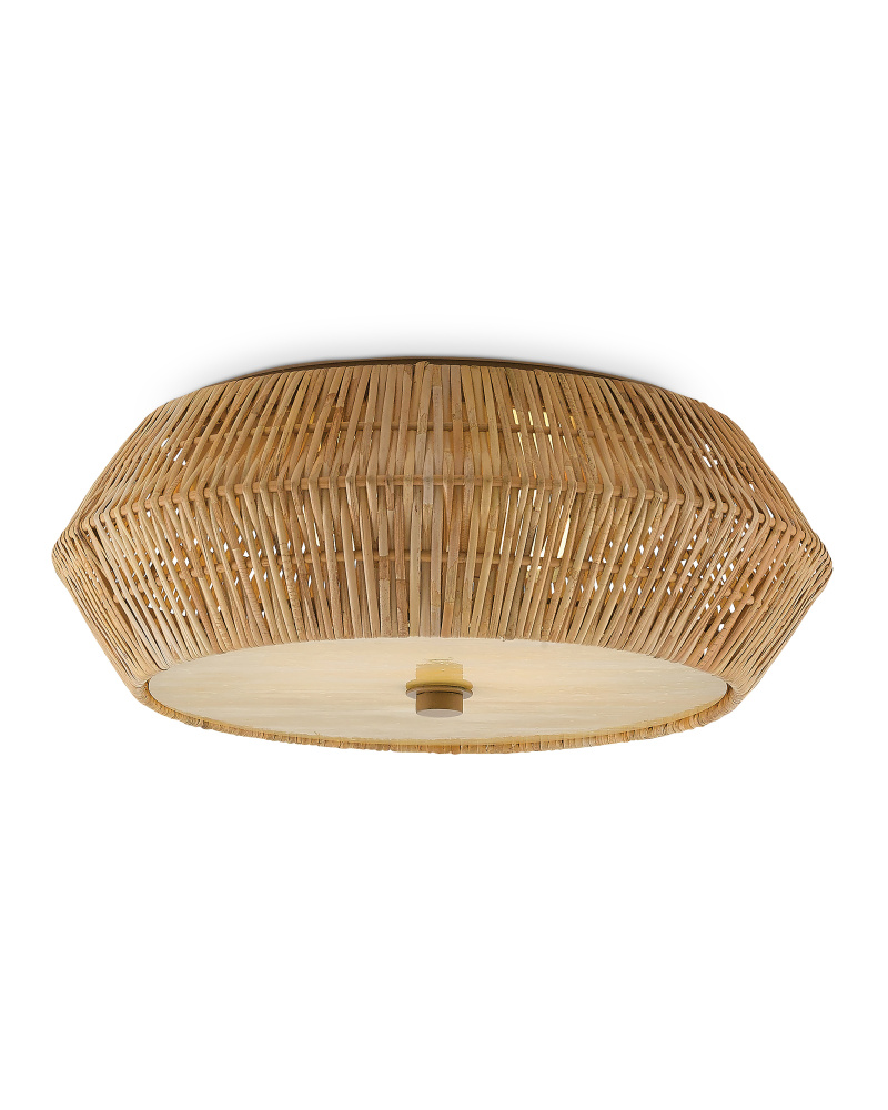 Antibes Natural Flush Mount