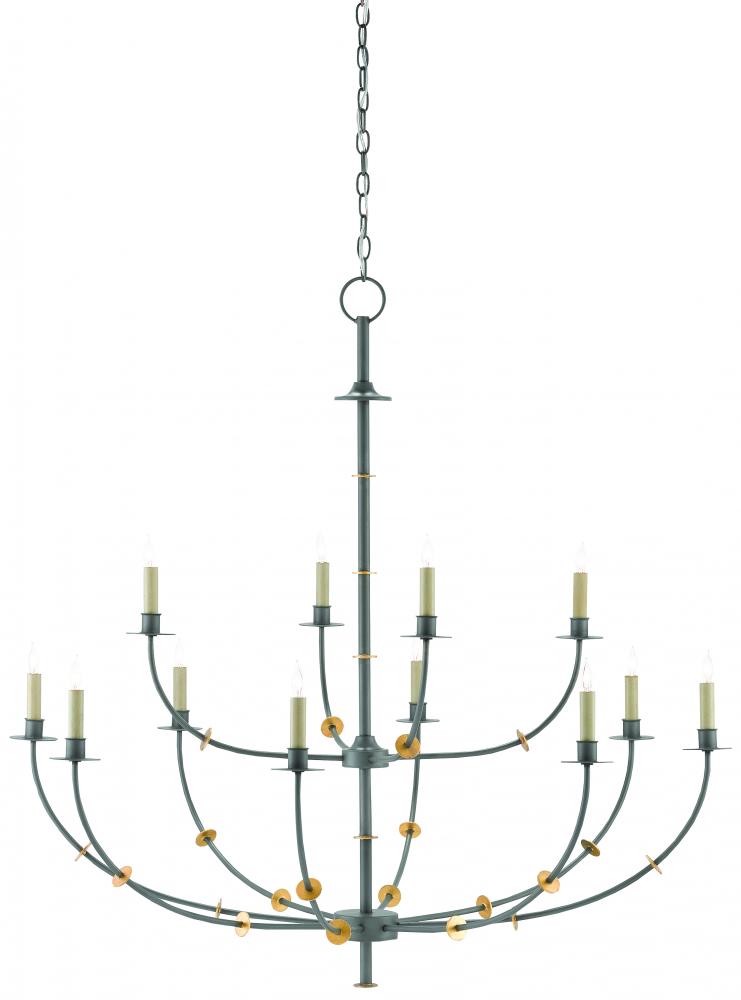 Balladier Gray Chandelier