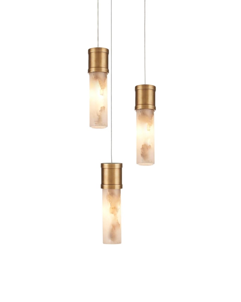 Cannula 3-Light Round Multi-Drop Pendant