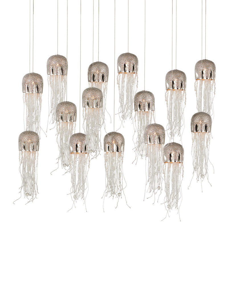 Medusa 15-Light Linear Multi-Drop Pendant