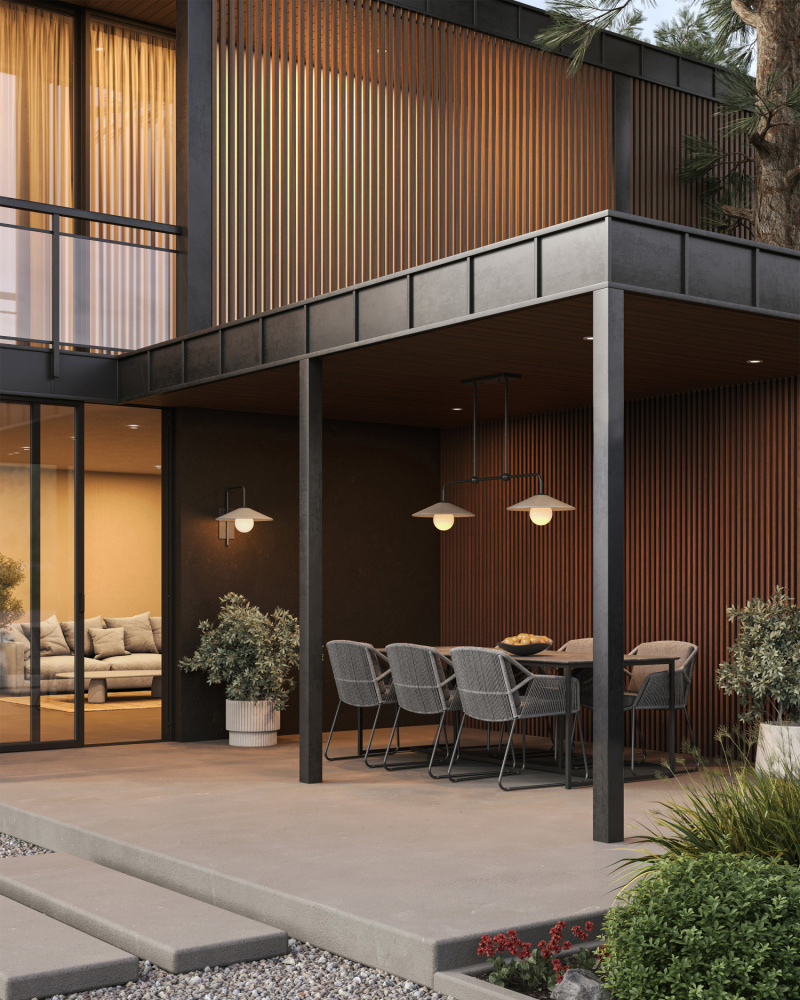 Bothy Double Outdoor Pendant