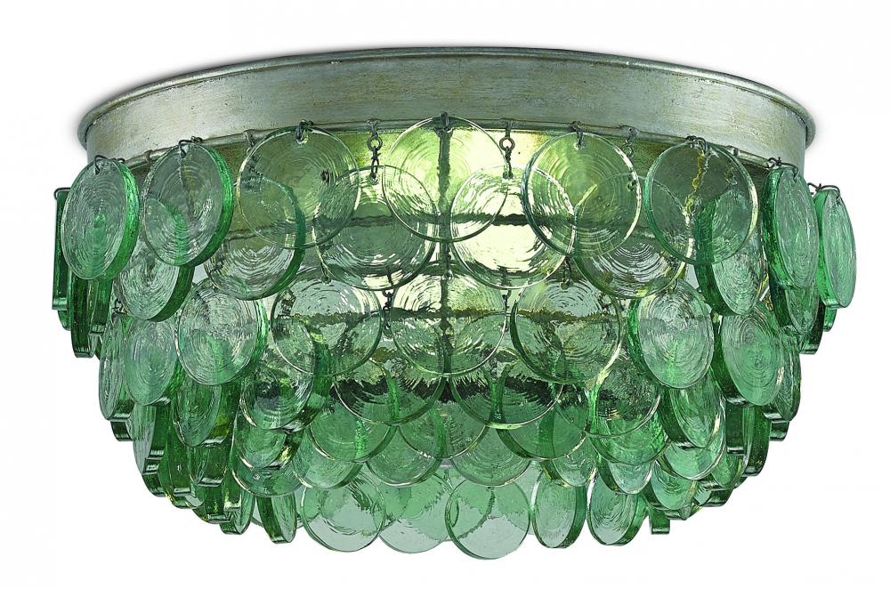 Braithwell Recycled Glass Flush Mount