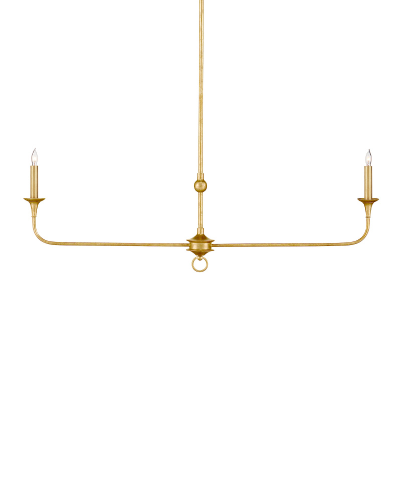 Nottaway Linear Gold Chandelier