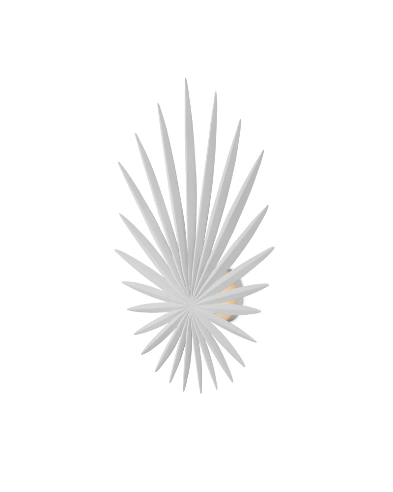 Bismarkia White Wall Sconce