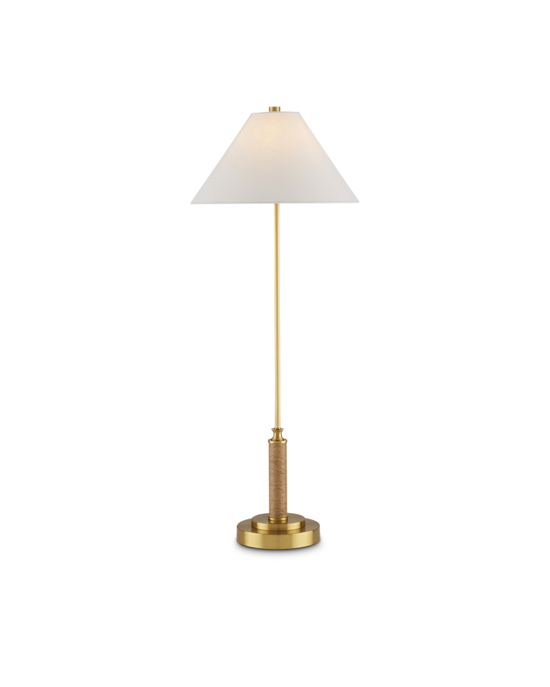 Ippolito Brass Console Lamp