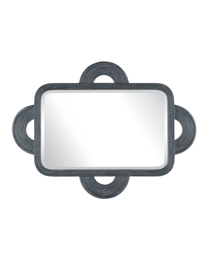Santos Vintage Navy Rectangular Mirror