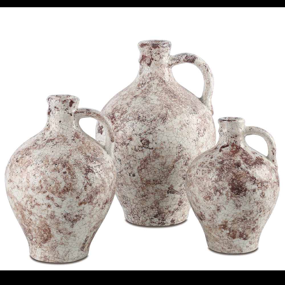 Marne Brown & Off-White Demijohn Set of 3