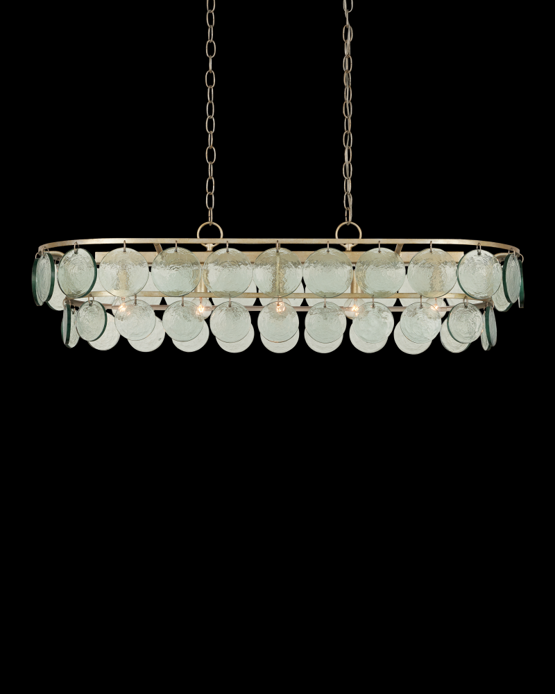 Settat Recycled Glass Chandeli