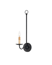Currey 5000-0263 - Saxon Single-Light Black Wall Sconce
