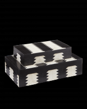 Currey 1200-0450 - Arrow Black & White Box Set of