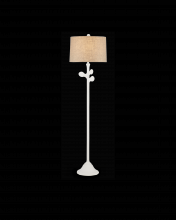 Currey 8000-0133 - Charny White Floor Lamp