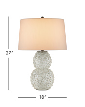 Currey 6000-1053 - Jessamine White Table Lamp