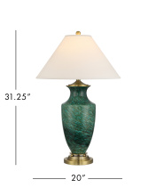 Currey 6000-1070 - Claude Green Table Lamp