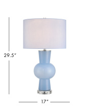 Currey 6000-1072 - Duende Blue Table Lamp