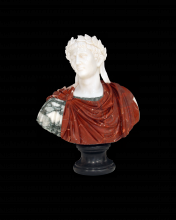 Currey 1200-0663 - Cristos Marble Bust Sculpture