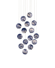 Currey 9000-1008 - Palatino 15-Light Round Multi-Drop Pendant