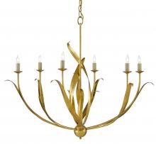 Currey 9000-0444 - Menefee Gold Chandelier