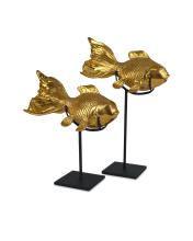 Currey 1200-0902 - Goldfish Set of 2