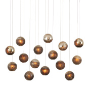 Currey 9000-1016 - Pathos 15-Light Linear Multi-Drop Pendant
