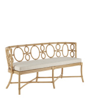Currey 7000-0592 - Tegal Natural Bench, Finn Natural