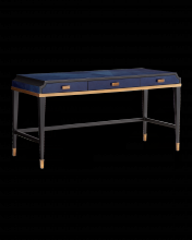 Currey 3000-0208 - Kallista Large Blue Desk