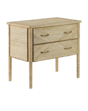 Currey 3000-0011 - Kaipo Rope Two-Drawer Chest