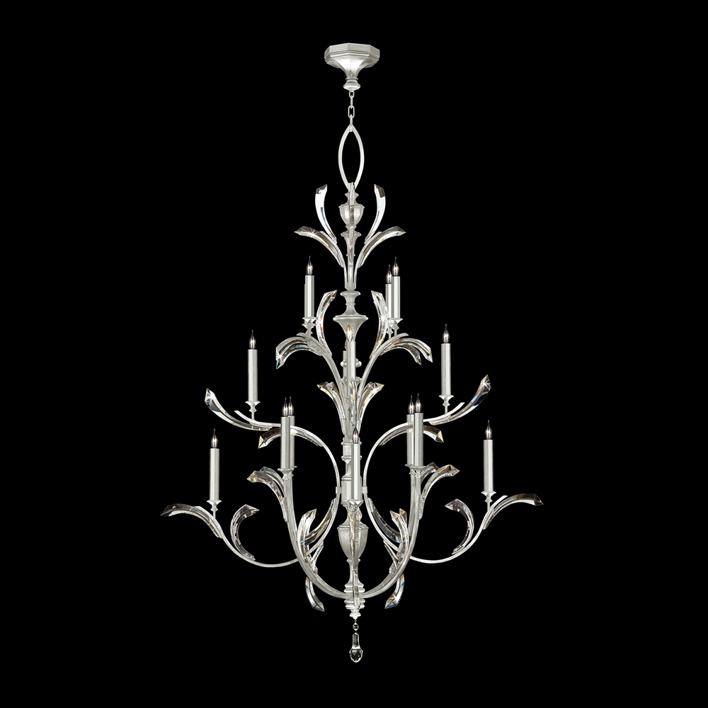 Beveled Arcs 56" Round Chandelier