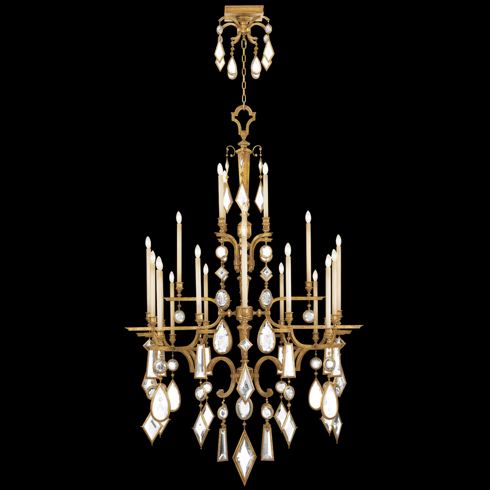 Encased Gems 53" Round Chandelier