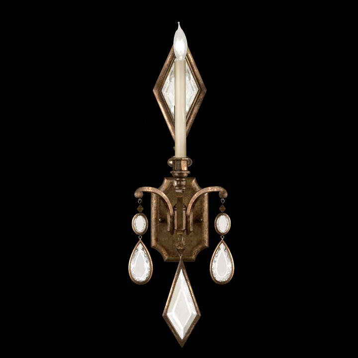 Encased Gems 29"H Sconce