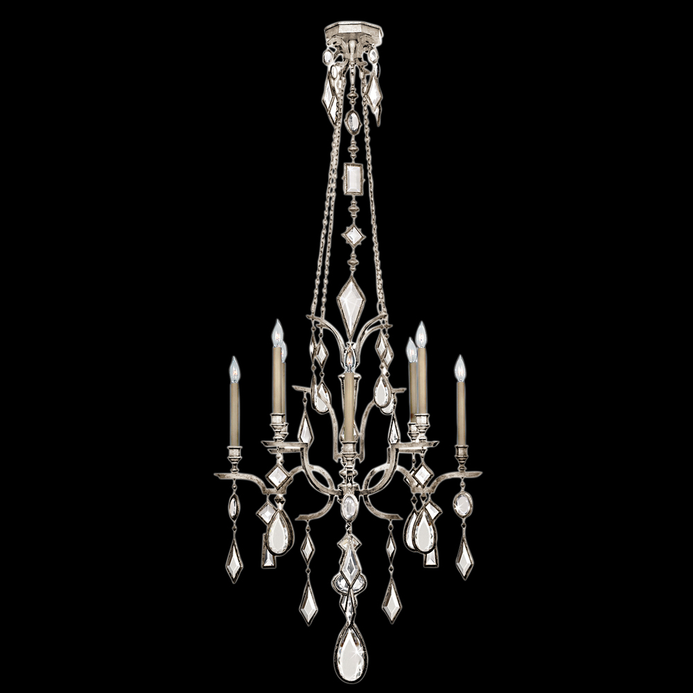 Encased Gems 31" Round Chandelier