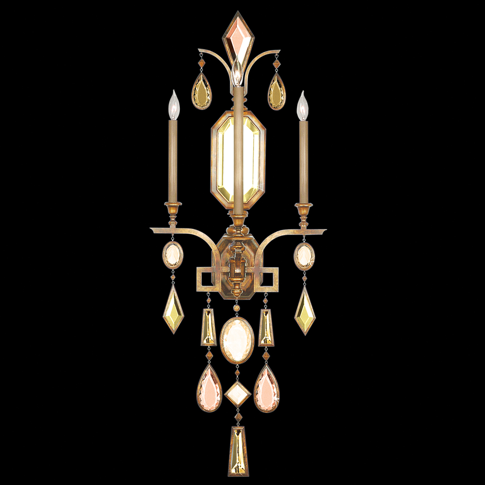 Encased Gems 49"H Sconce