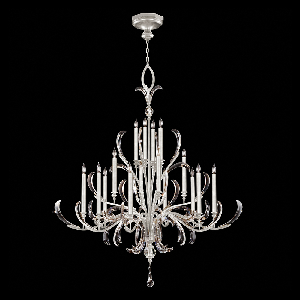 Beveled Arcs 58" Round Chandelier