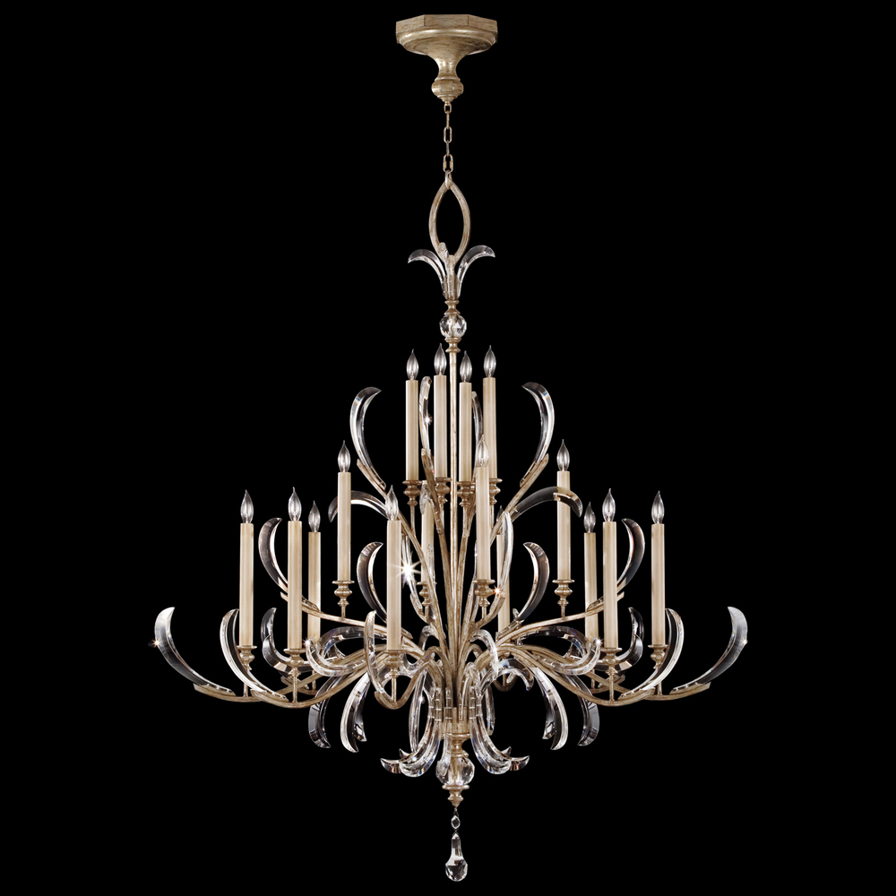 Beveled Arcs 58" Round Chandelier