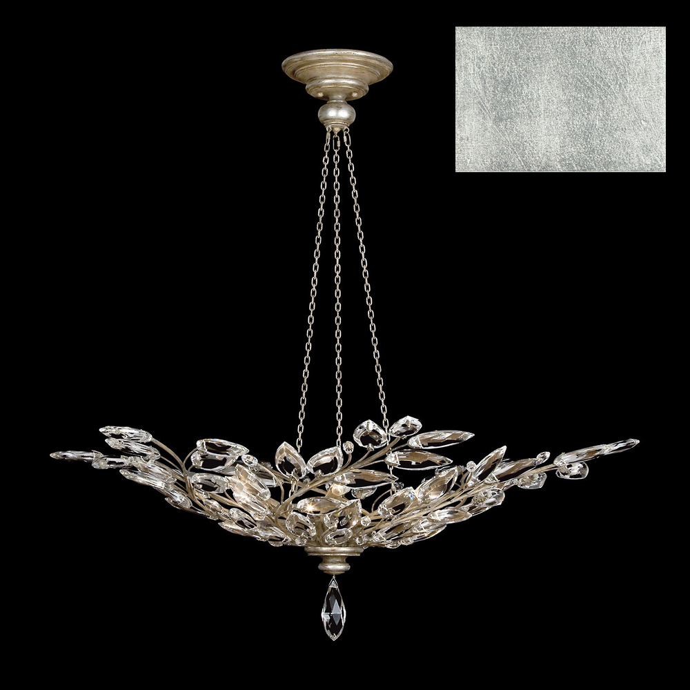 Crystal Laurel 47" Round Pendant