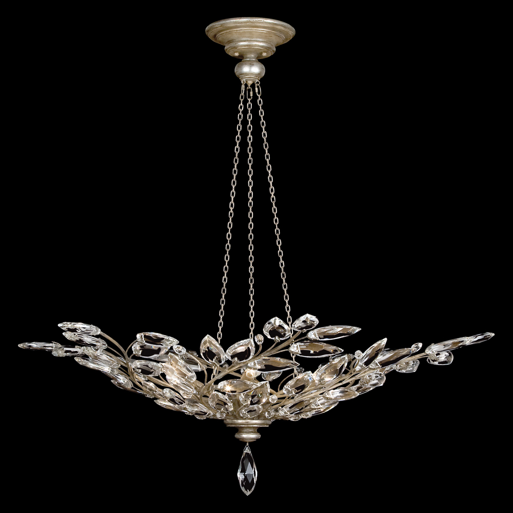 Crystal Laurel 47" Round Pendant