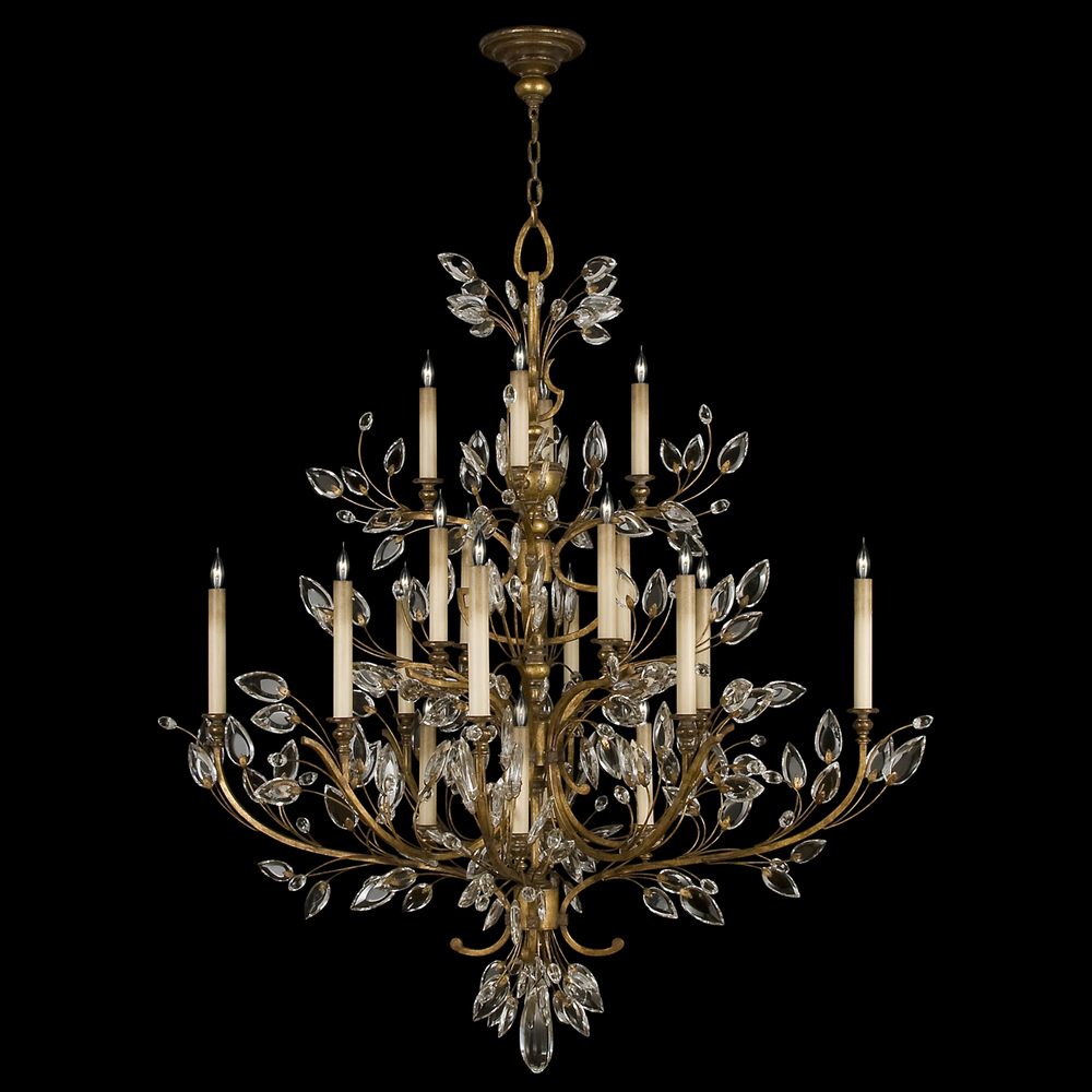 Crystal Laurel 57" Round Chandelier