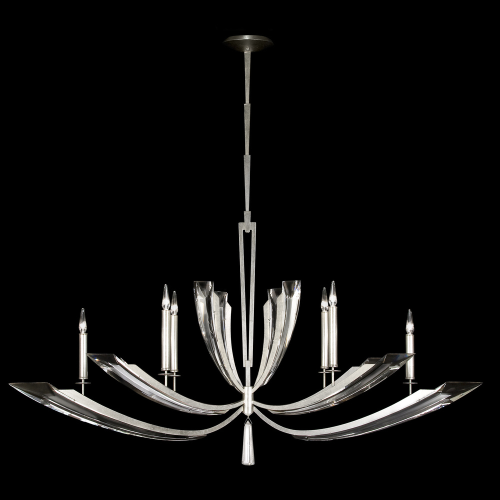 Vol de Cristal 46" Oblong Chandelier