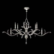 Fine Art Handcrafted Lighting 700840-SF4 - Beveled Arcs 74" Oblong Chandelier