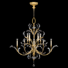 Fine Art Handcrafted Lighting 760640ST - Beveled Arcs 56"W Round Chandelier